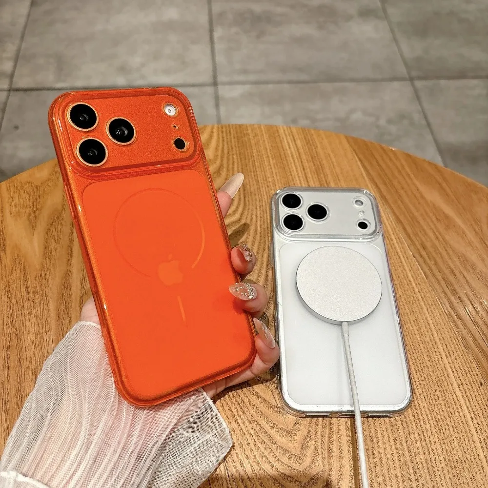 Enhanced Clear Slim Soft Case with Wide-Angle View Window and Premium Transparent Skin-Feel
