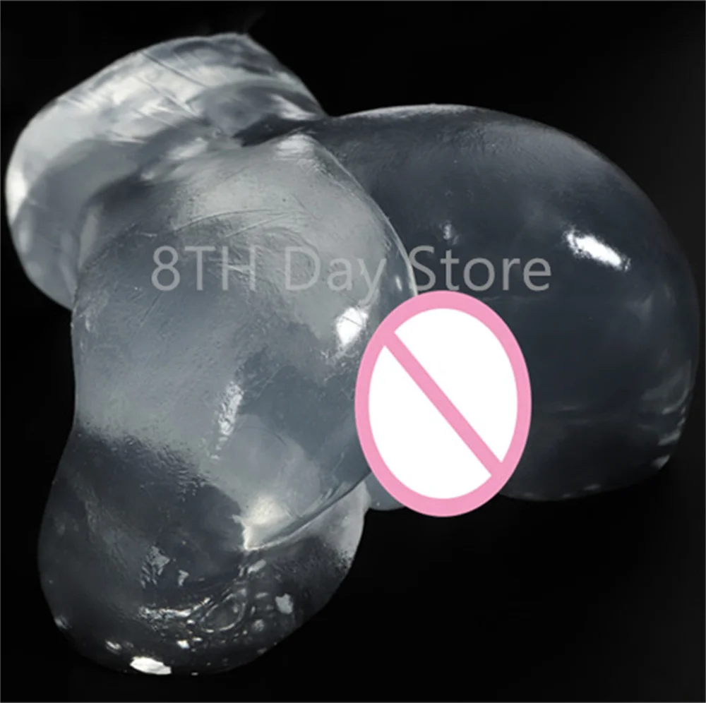 Male Masturbator Artificial Vagina Anal Channel Pocket Pussy Transparent Masturbation Doll Toy Sex For Men