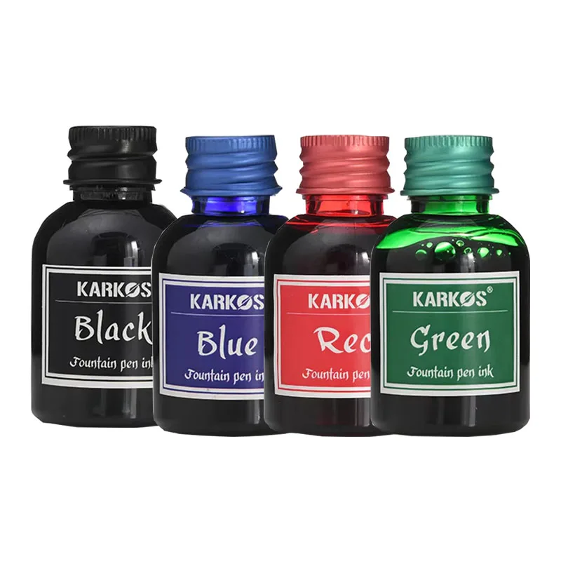 펜 잉크 리필 잉크 30ML/병 순수 다채로운 만년필 잉크 범용 리필 부드러운 액체 문구 학교 필기용 잉크