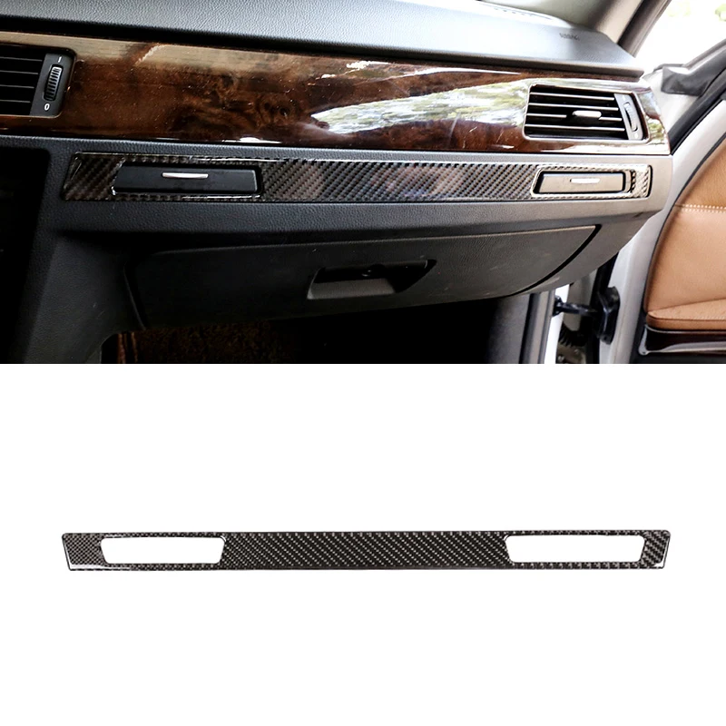 

Для BMW E90 E92 E93 2005 2006 - 2008 2009 2010 2011 2012 углеродное волокно центральное управление Copilot держатель стакана для воды панель Крышка отделка