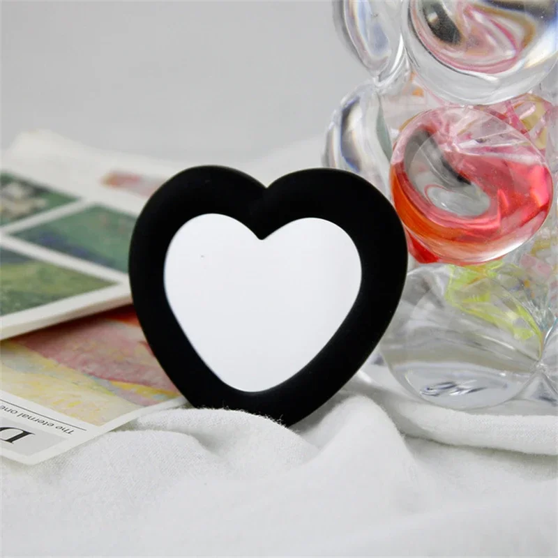 3D süße Liebe Herz Spiegel faule Halterung für IPhone 17 Pro Max Samsung Xiaomi Silikon Telefon Halter Ring Handy Zubehör – Detail 13