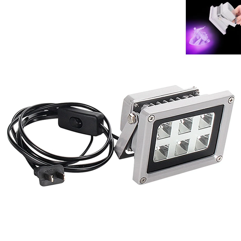 Ramps Uv Led Resin Curing Light Lamp 6w 405nm 110260v Led Bulbs For