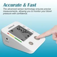Blood Pressure Machine,Automatic Digital Upper Arm Blood Pressure Monitor with Adjustable Large Cuff Irregular Heartbeat 2