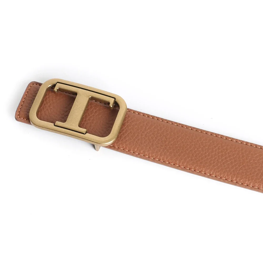 Luxus Marke Designer Pin T Schnalle Gürtel Männer Hohe Qualität Frauen Echtes Echtes Leder Kleid Strap für Jeans Bund Western Goth – Detail 17