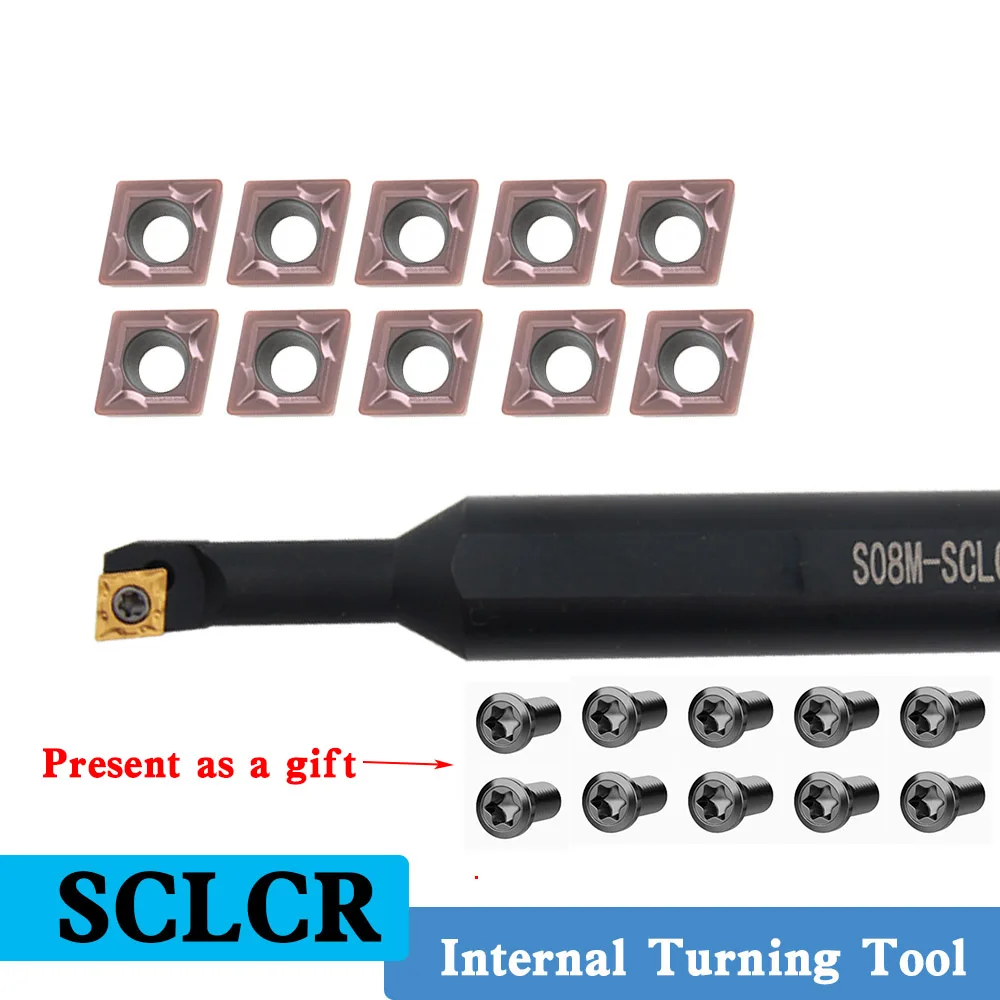 Антивибрационный токарный станок shanksS07M/S08M/S10M/S12M-SCLCR06-A16Tool стальной вакуумный закаливающий и затвердевающий токарный инструмент с ЧПУ