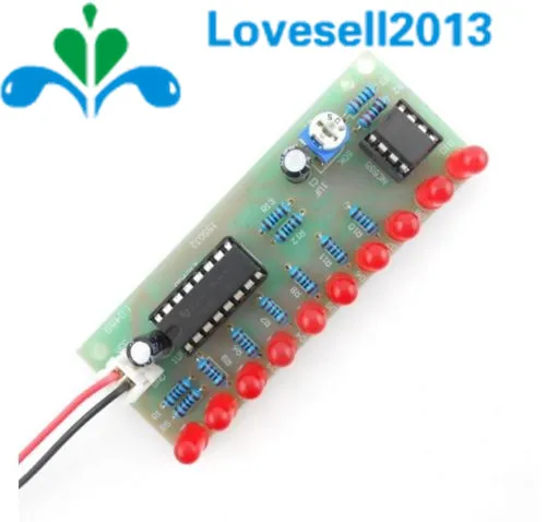 

NE555 + CD4017 Practice Learing Kits LED Flashing Lights Module Electronic Suite LSD-10 3-4.5V DIY For Arduino