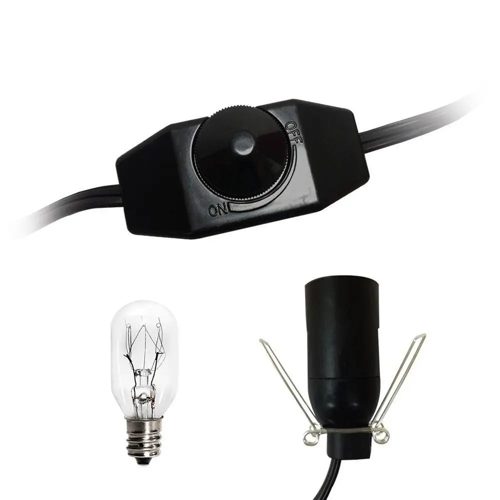 Universal E12 Bulbs Replacement Cords Base Assembly Salt Lamp Holder
