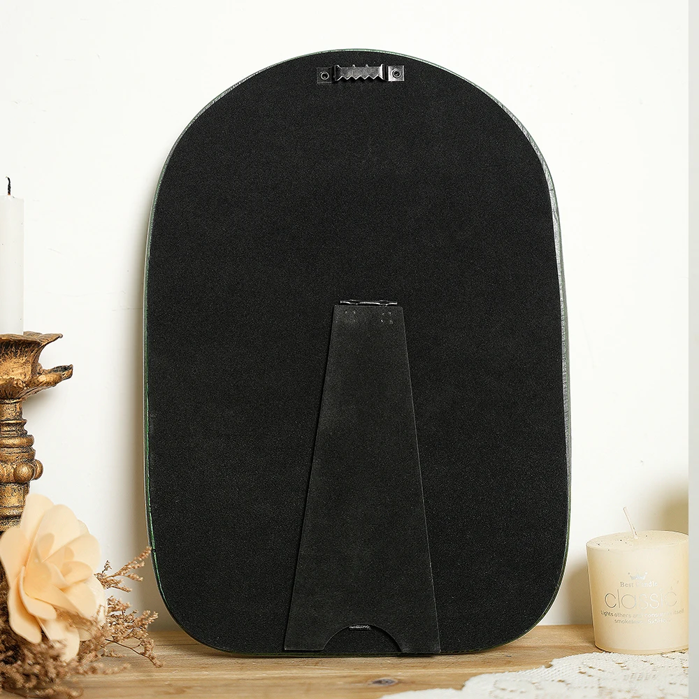 European Resin Embossed Carved Mirror Makeup Mirror Vintage Resin Photo Props Girl Makeup