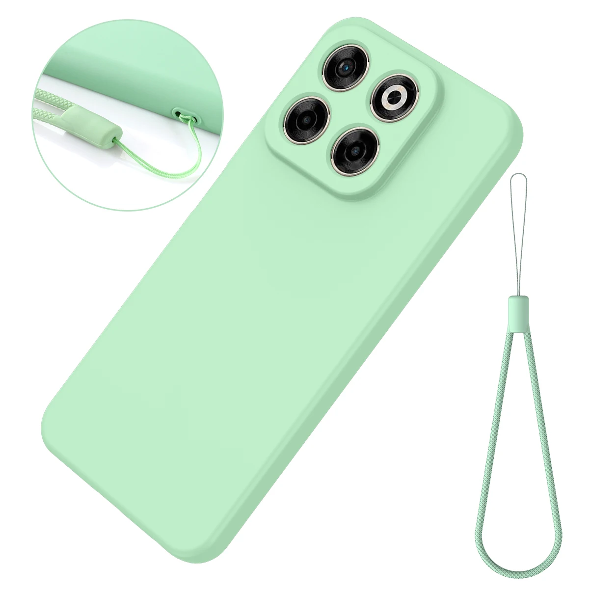 Ultra-Thin Silicone Anti-Fall Case with Soft Skin-Feel and Shockproof Bumper
