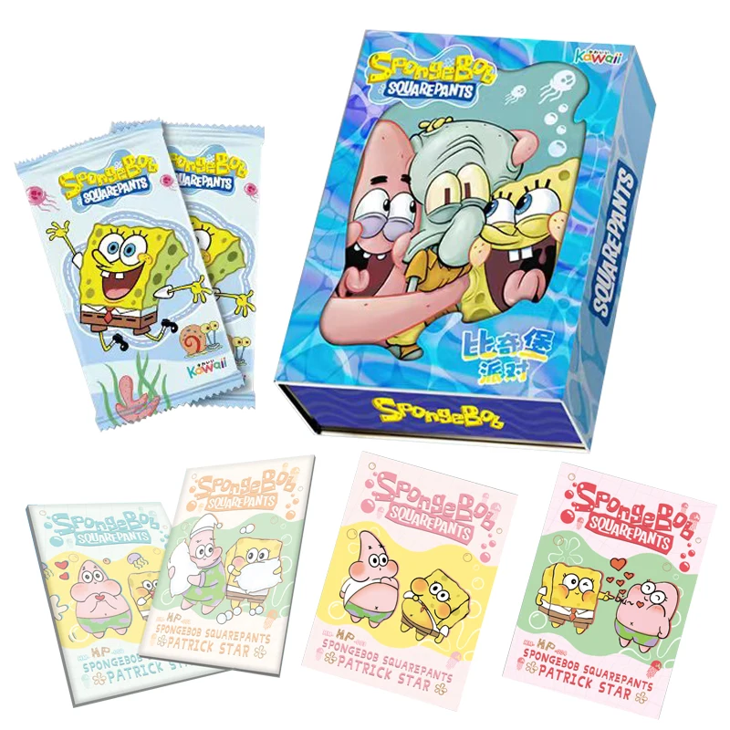 

SpongeBob SquarePants Peripheral Card SpongeBob SquarePants Cards Japanese Anime Collector's Eedition Card Kids Birthday Gifts