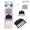 3Pcs 1.5mm/3mm/4.5mm Hair Clipper Replacement Sheath Limit Comb Accessory Guide Comb Professional Suitable for Wahl Trimmers 4