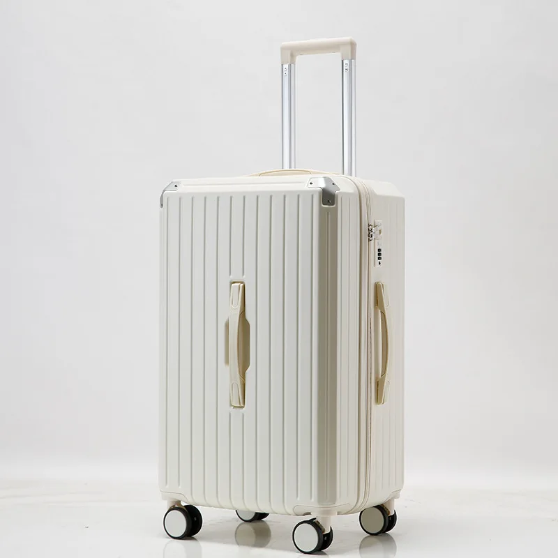 Sports Trolley Case  Suitcase  with Cup Holder Large Luggage Capacity Men's and Women's Zipper Password Suitcase Luggage