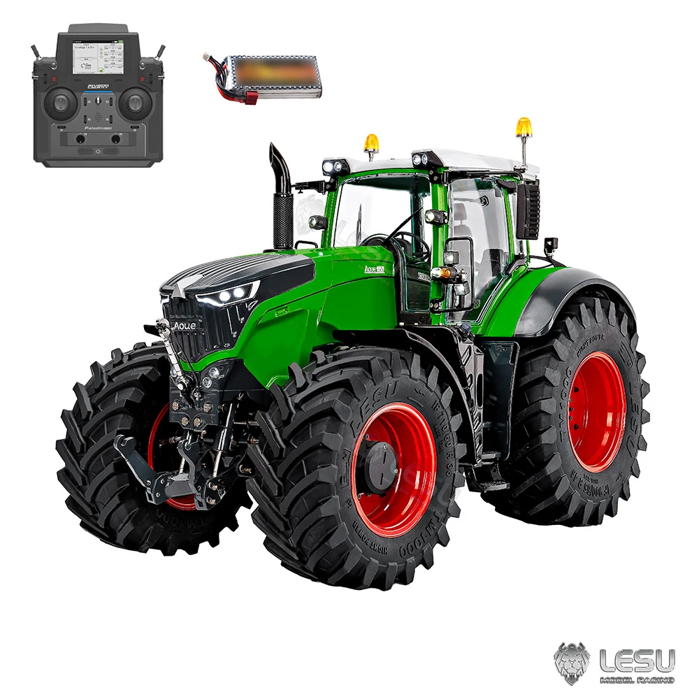 LESU 1050 RC Tractor 1/14 Metal Chassis Truck RTR Sound Light System Ready to Run Remote Control Vehicle Toy Model Gifts 3