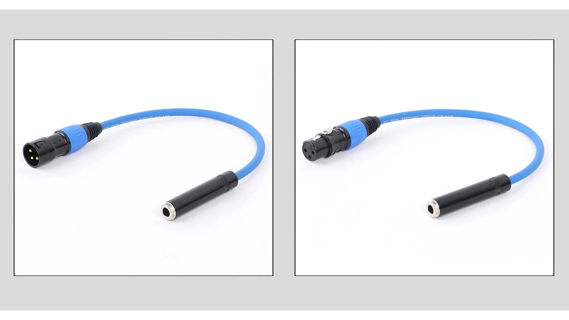 Bunte 6,35mm 0,3 Zoll Stereo trs Buchse zu 3pin xlr Buchse/Stecker Audio kabel für Gitarren mikrofone pa Systeme M-15M – Detail 7