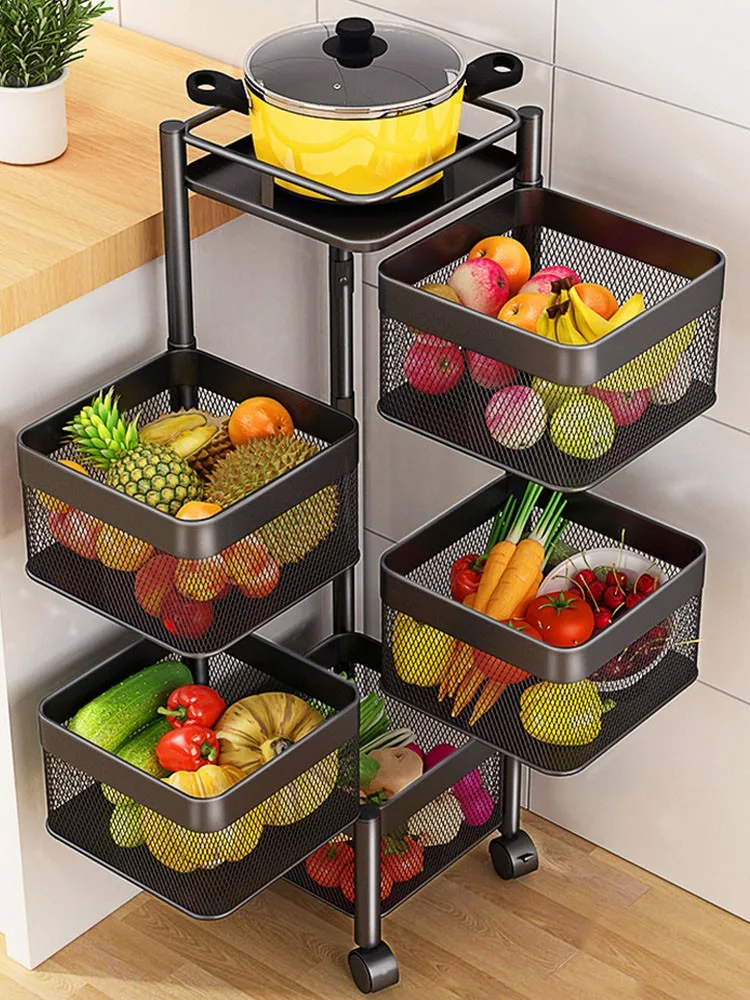 Étagère à Compression Multicouche en Acier Inoxydable
