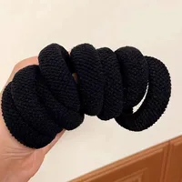 5/10 Mix Color High Elasticity Thickened Versatile Simple Scrunchies, Hair-Friendly (Random Color) Hair Ties Hair Rope 4