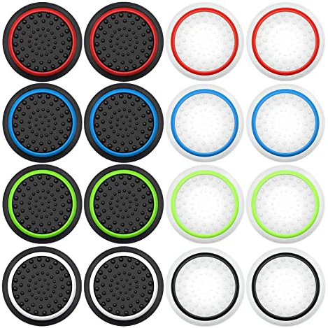 Thumb Stick Grips Caps Per Playstation 4 Ps4 Pro Slim Silicone Analog Thumbstick Grips Cover Per Xbox Ps3 Ps4 Accessori