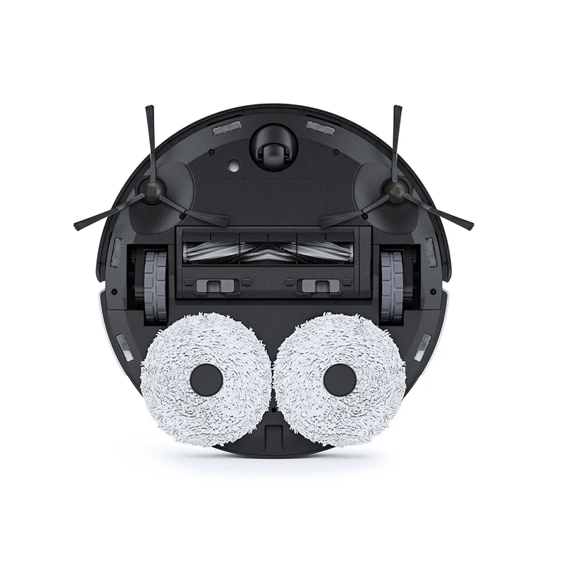 Lot De 2 Supports De Serpillière Pour Aspirateurs Ecovacs Deebot X1 OMNI/T10 OMNI - Compatible Balai Lavable Ou Jetable - Blanc