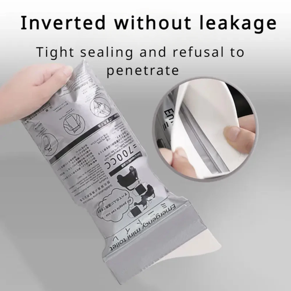 Car Toilet Self-driving Car Emergency Urine Bag Travel Disposable Portable Emergency Outdoor Camping Universal Urine Bag 700ML car urine bag