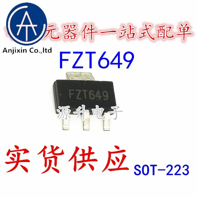 

10 шт. 100% оригинальный новый транзистор FZT649TA FZT649 crystal power SOT-223