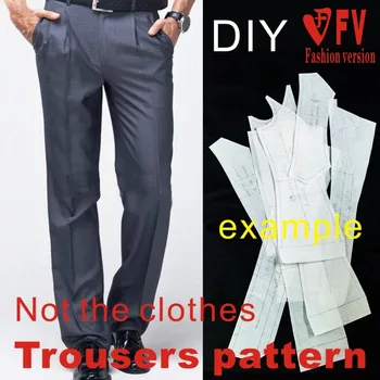 Men’s Double-Pleated Pants Pattern 1