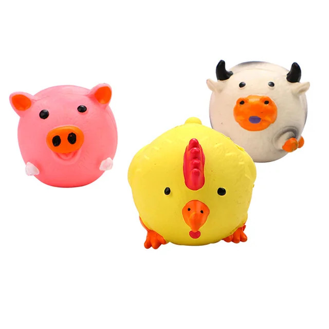 Pet Supplies Amazon Hot selling Animal Shaped Latex Toys Bite and Bite Washable Dog Toys 2