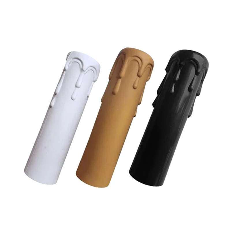 Candle Light Socket Covers E14 Sleeves Flame Retardant Vintage Style for Hotel Dining Room