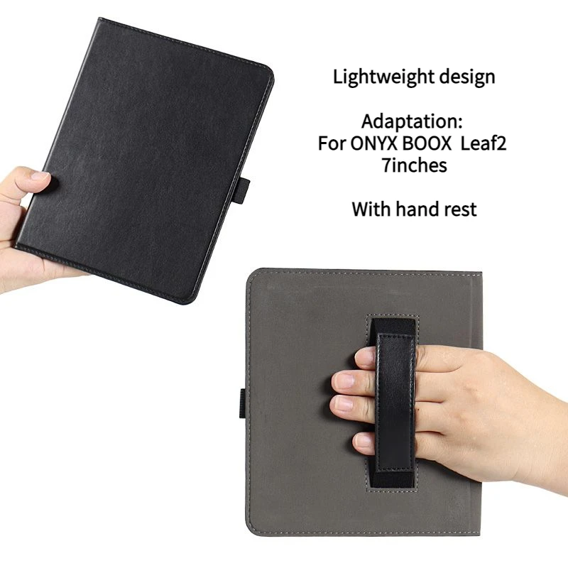 

For ONYX BOOX Leaf2 Protective Case 7-inch E-book Protective Case All-inclusive Lightweight Hand Support Leather Case