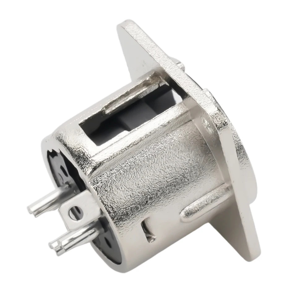 VISSQH Nero XLR Connettore a 3 Pin Maschio a Femmina, Presa Audio Microfono per Montaggio a Pannello per Altoparlante VISSQH Nero XLR Connettore a 3 Pin Maschio a Femmina, Presa Audio Microfono per Montaggio a Pannello per Altoparlante