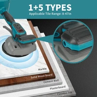 Podofo – Machine de pose de carreaux à 8 vitesses, Portable, sans fil, pour sol, mur, épandeur de pose de carreaux, outil de Vibration pour batterie Makita 18V 3