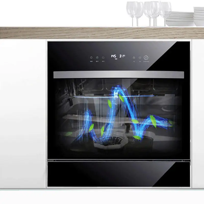 Home Intelligent Embedded Large-capacity High Temperature Disinfection Automatic Dishwasher Machine 120L 4