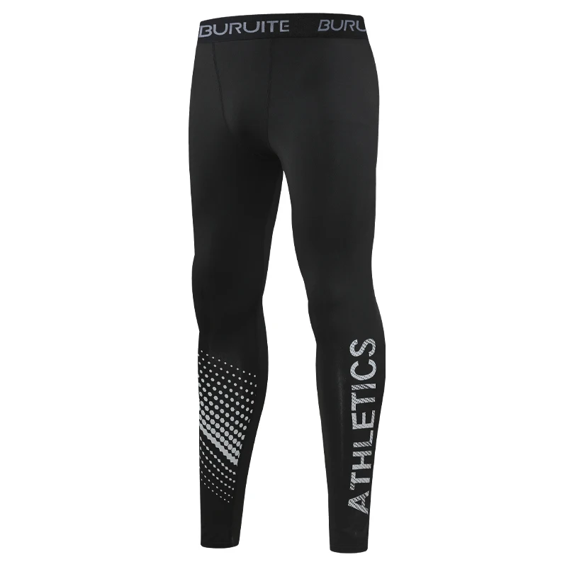 Compression pants for men four seasons high elasticity speed drying sports base running basketball training pants