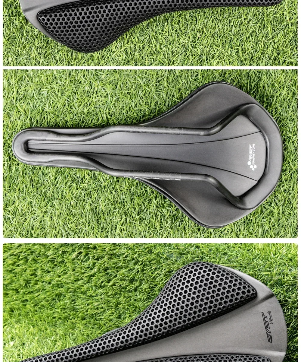 RYET Carbon 3D Gedruckt Sattel Ultraleicht 185g 7*9 Fahrrad Sattel Fahrrad Sitz Triathlon Straße MTB Berg Kies radfahren Teile – Detail 17