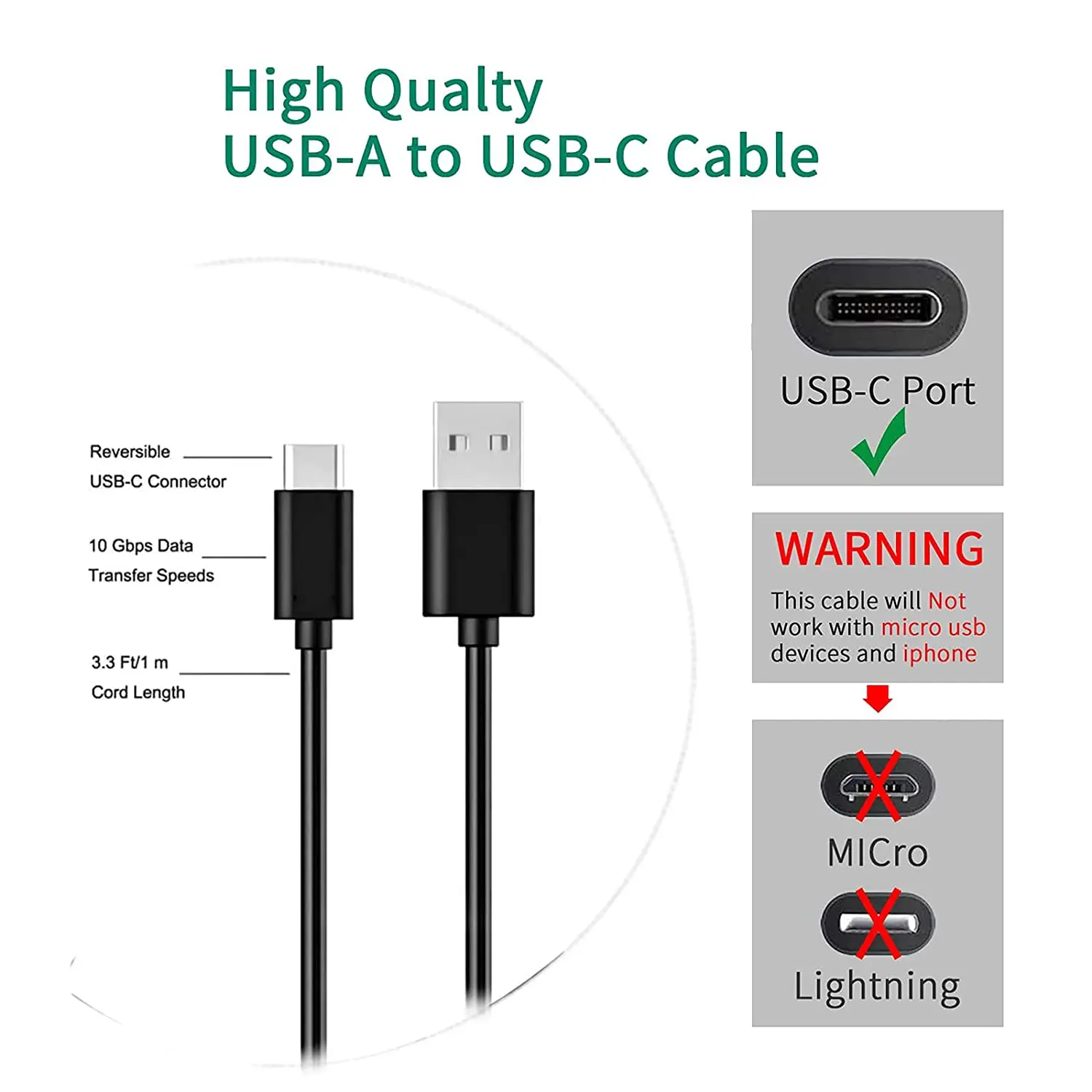 USB Type C Charging Cable Power Cord Compatible with for Remarkable 2 Paper  Tablet, Alcatel Joy Tab 2, Nook Glowlight 4 BNRV1100 - AliExpress