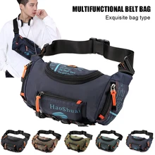 

Men's Backpack Outdoor Shoulder Bag Large Capacity Nylon Crossbody Multifunction Fanny Pack Waterproof Travel Waist Chest Bag