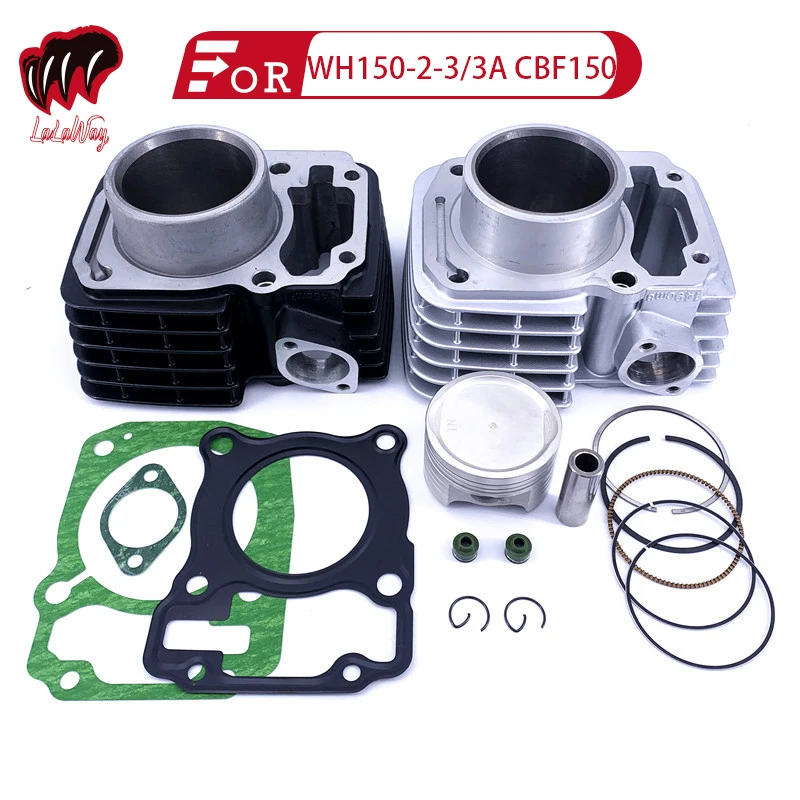 

143cm3 For Honda Sundiro WH150-2-3/3A CBF150 Motorcycle Cylinder Assembly Piston Ring Pin Needle Bearing Gasket Pads