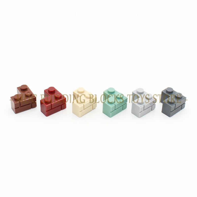 50 Pz/Borsa Moc Parts 2357 Brick Modificato 2X2 Corner Muratura Wall Building Blocks Design Architettonico Accessori Creativi Giocattoli