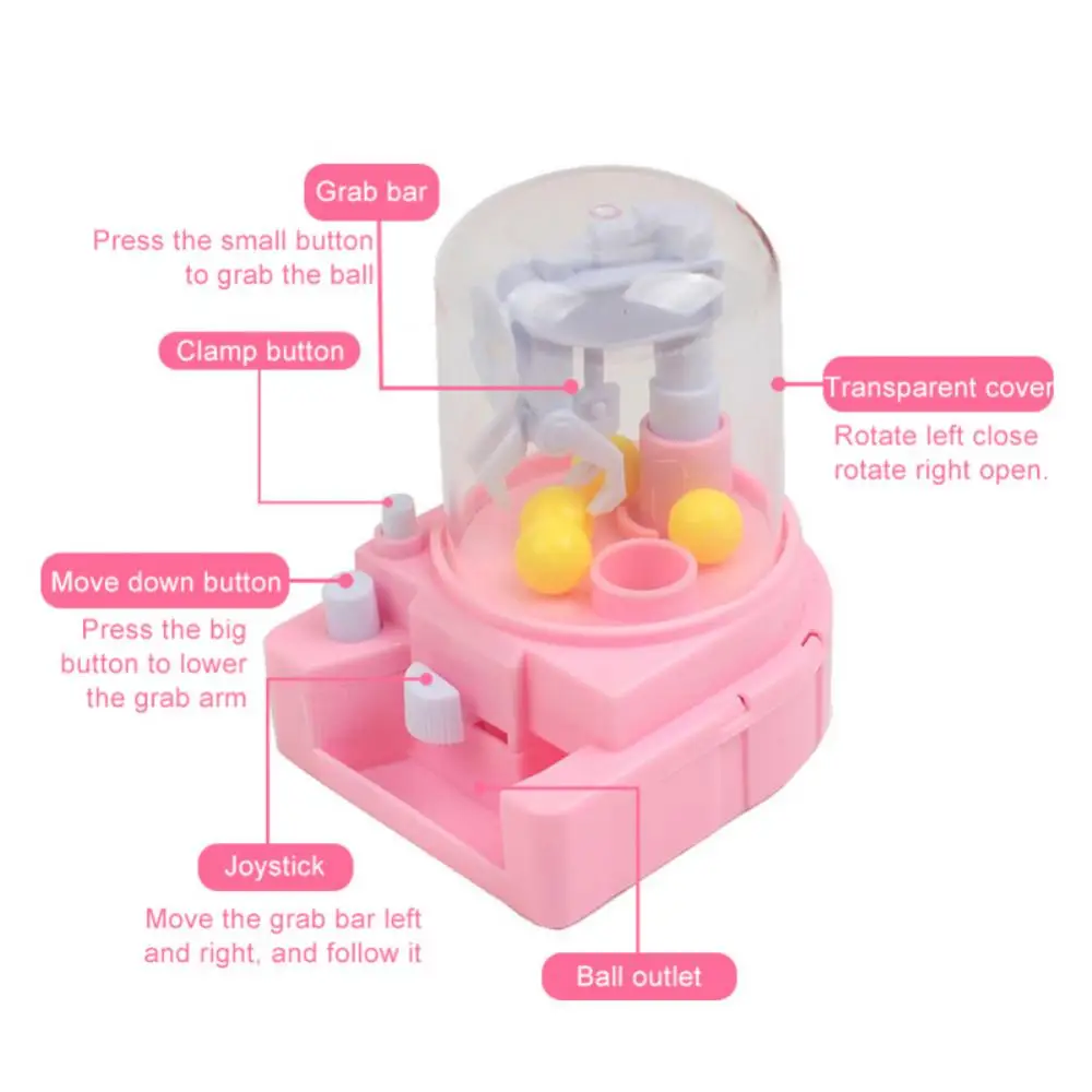 Mini Candy Catcher Catcher Toy Children Catch Ball Candy Game Hand Eye Game Activity Gift Puzzle Twist Candy Machine 3