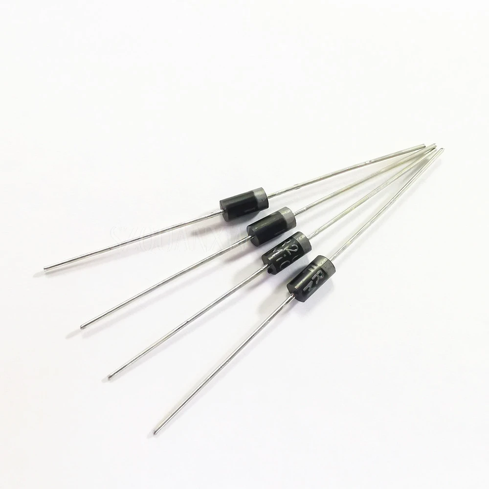 100pcs 정류 다이오드 1A 1000V DO-41 UF4007