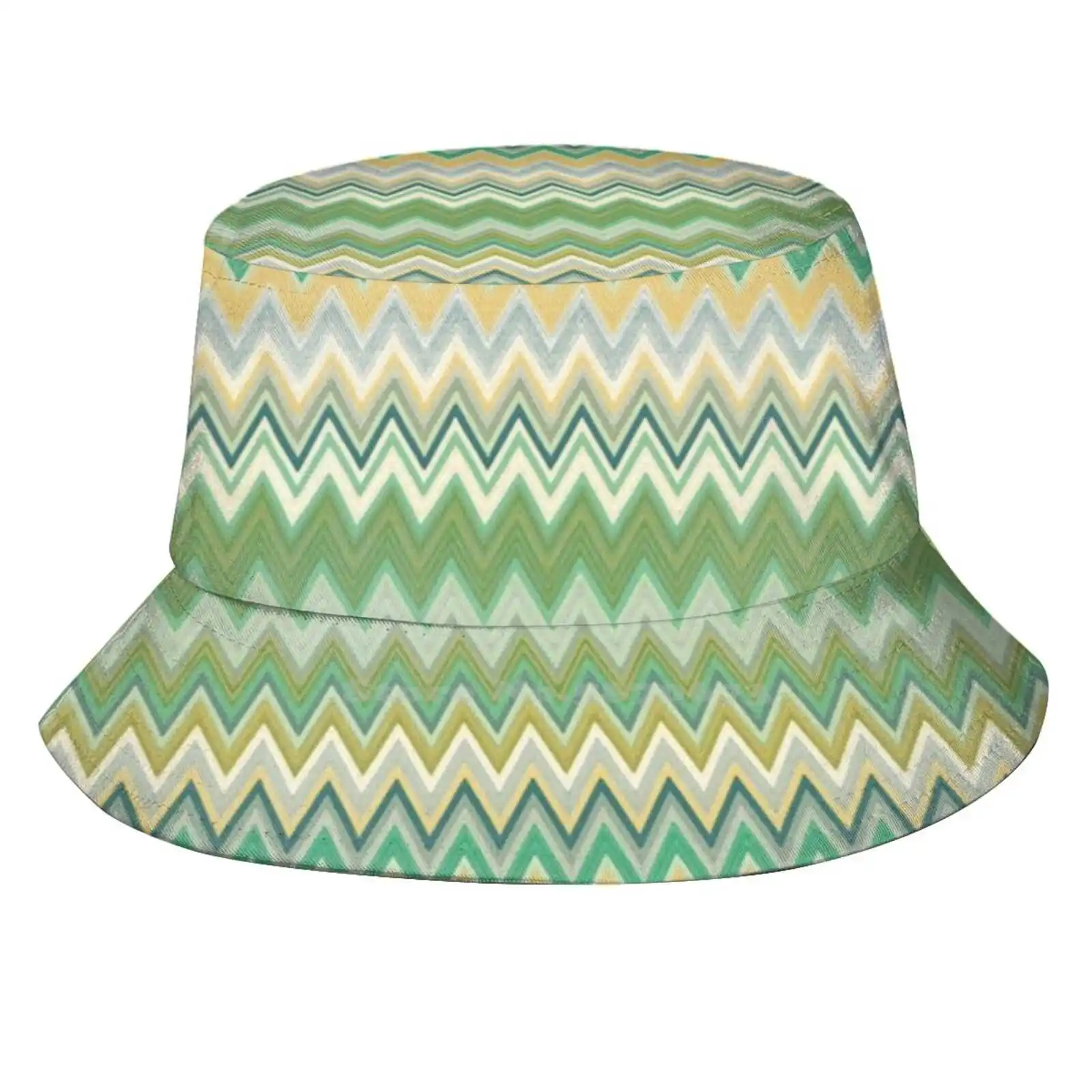 Mission Home Green Women Men Fisherman Hats Bucket Caps Home Geometric Designer Costoso Home Fashion Color Pastel