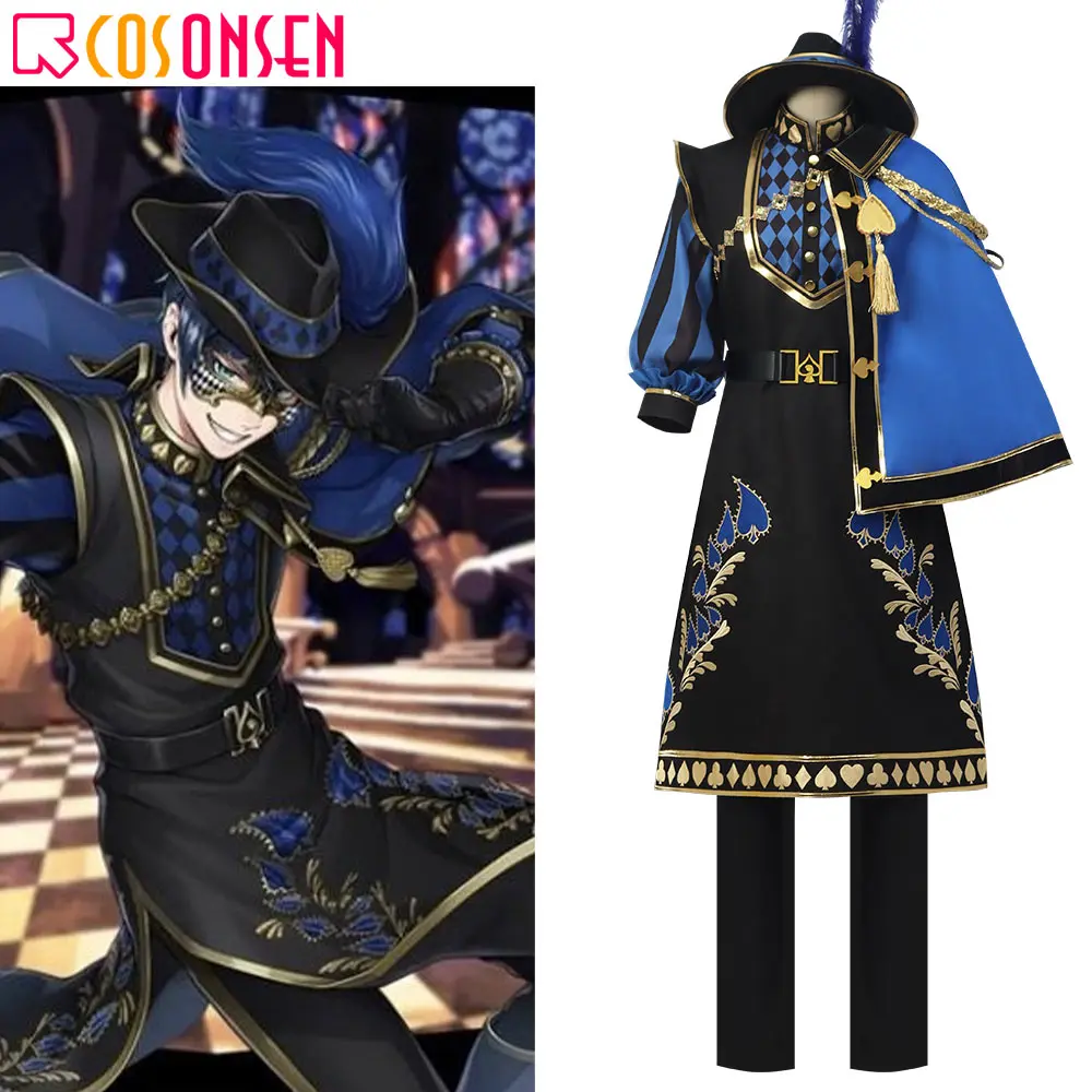 Gioco Twisted Wonderland Deuce Costume Cosplay Deuce Halloween Fancy Party Gioco Di Ruolo Completo Set Uniforme Vestito