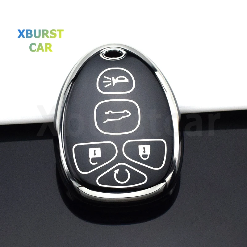 Replacement Key Fob Shell Case For Chevy Tahoe & Traverse - 5-Button Remote Cover 4 thumbnail image