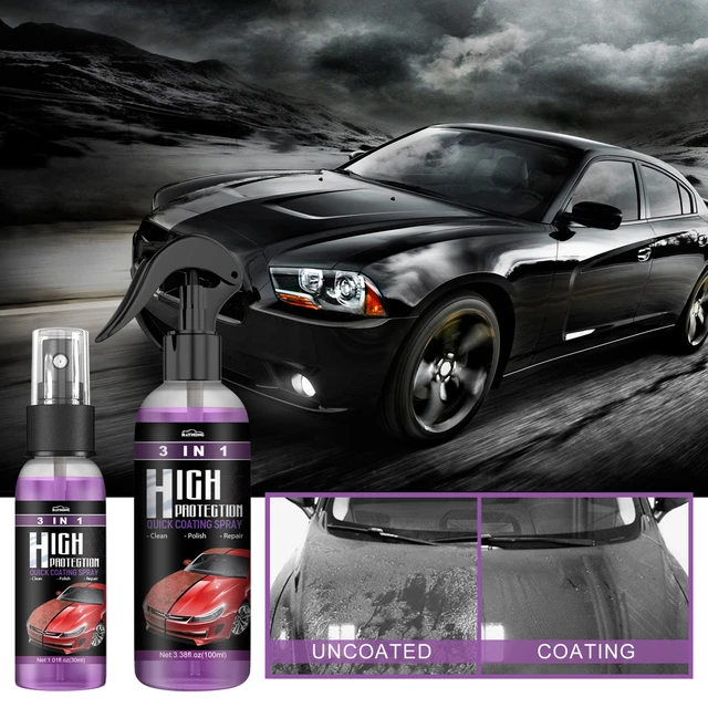 Quick Car Coating Spray Car Polish Spray High Protection Car Shield Coating  Waterless Car Wash Ceramic Spray Coating For Cars