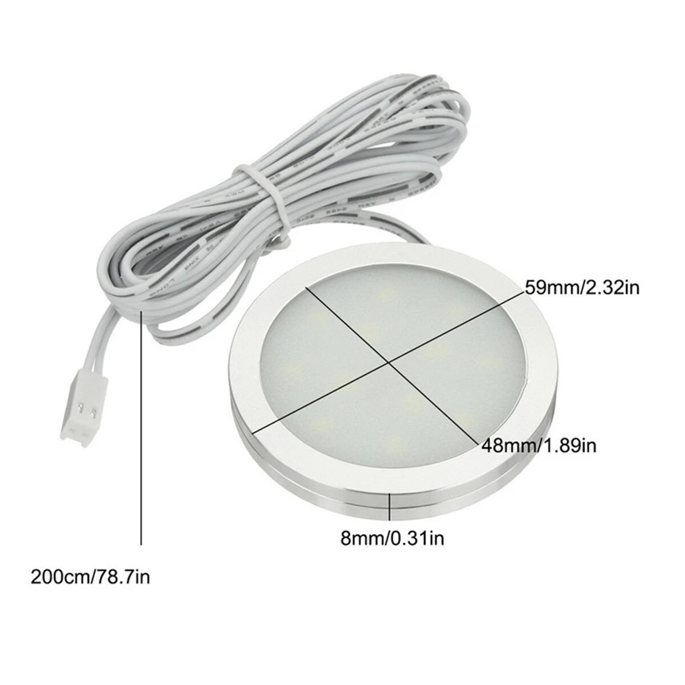 4PCS 12V LED Ceiling Lamps