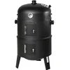 3-in-1 Smoke Oven Barbecue Oven Outdoor Firewood Stove Courtyard Barbecue Rack 1