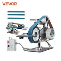 VEVOR Belt Grinder Sander 30 x1-Inch Variable Speed Belt Polisher with VFD 550W Polishing Grinding for Metalworking Knife Making 1