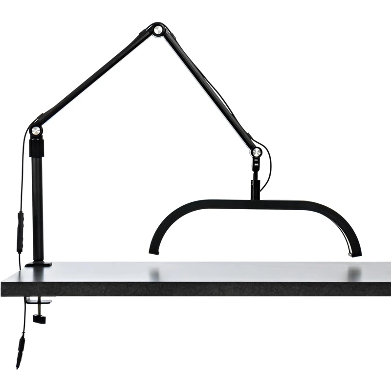 Lampada a LED con morsetto da scrivania per ciglia a luce