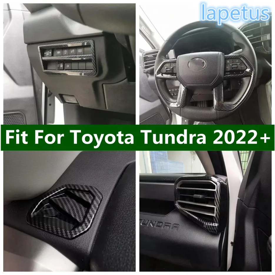 

Inner Door Armrest Window Lift Button Inner Door Handle Bowl Gear Shift Head Cover Trim For Toyota Tundra 2022 2023 Accessories