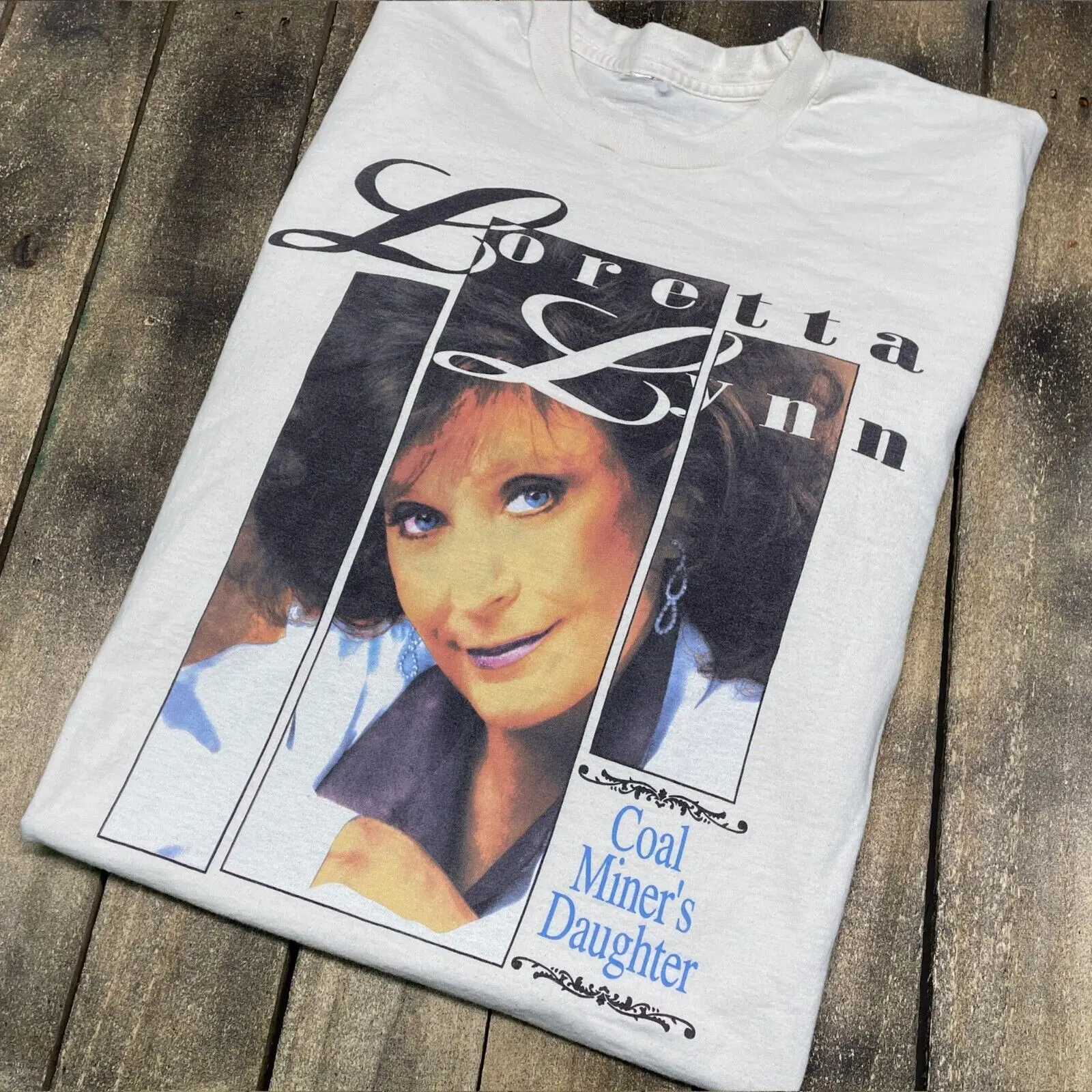 90-х Loretta Lynn дочерняя футболка с коротким рукавом для дочери 1CM1894 90-х Loretta Lynn дочерняя футболка с коротким рукавом для дочери 1CM1894