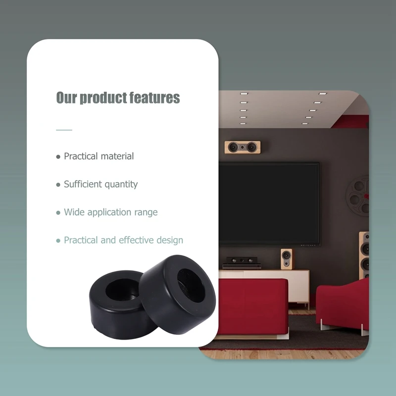 Air Compressor Rubber Feet Foot Mount Vibration Pads Set Of 4